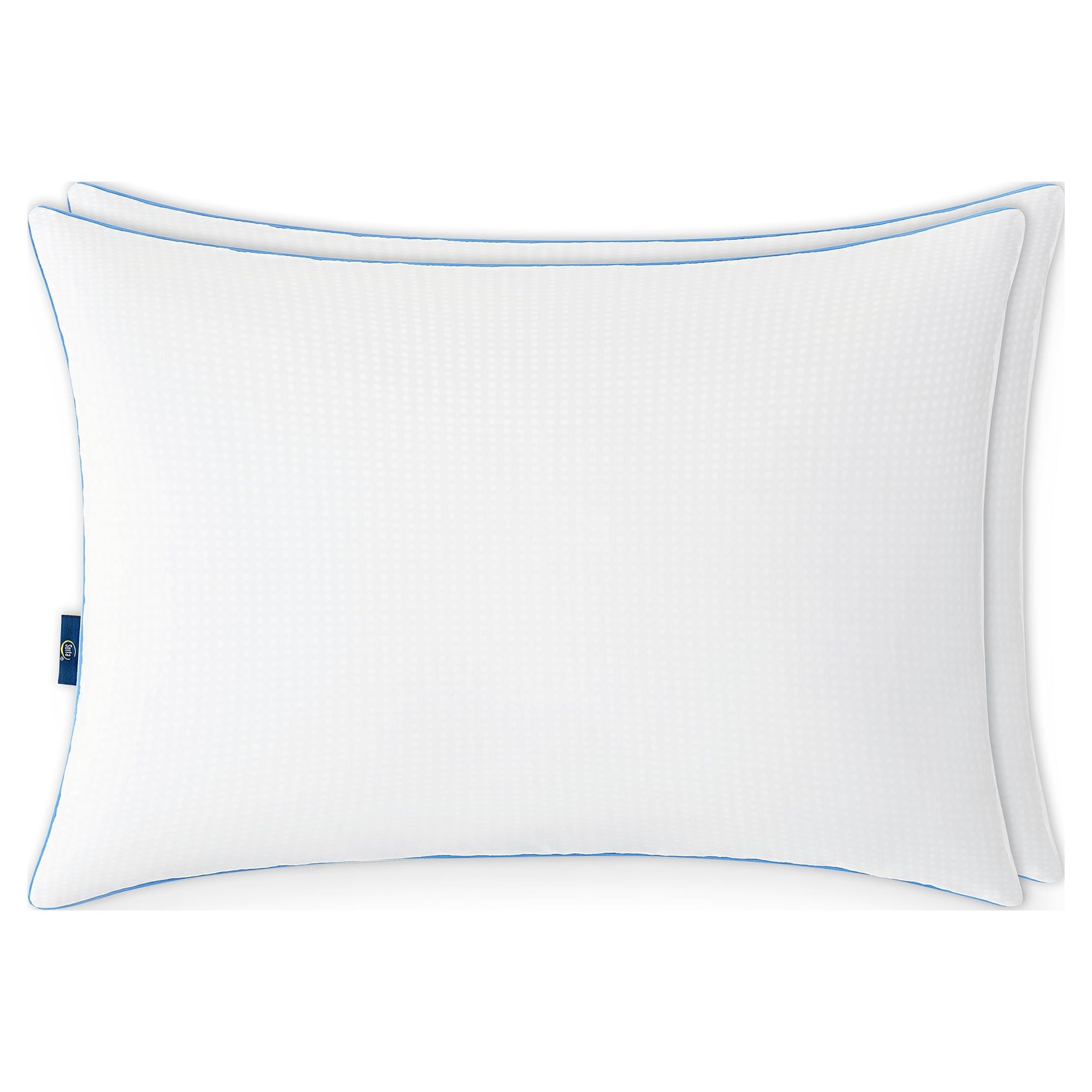Hotel Collection Cool Nites Bed Pillow, Standard/Queen, 2 Pack - Hotel Quality Plush Sleeping Pillows Detail