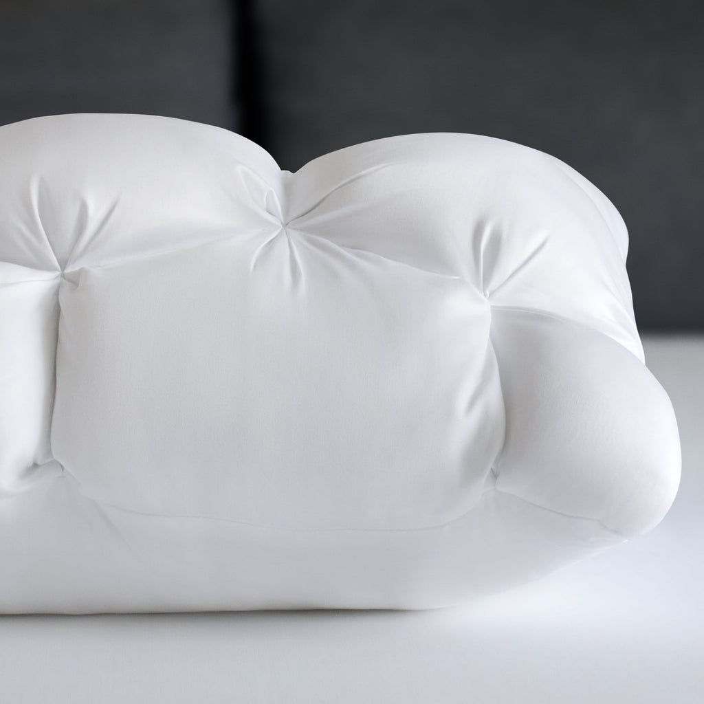 Fluffy Shredded Down Alternative Cloud Luxe Bed Pillows, Standard/Queen - Adaptive Huggable Core (2 Pack) - Decorative Throw Pillow Cushion for Sofa & Bed Detail