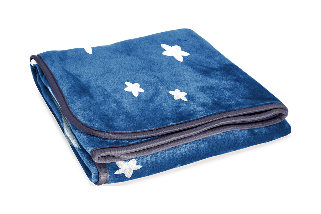 Lightweight Warm In The Dream Kids Throw Blanket, 46 x 60, Microfiber, Blue, BBC Studios Ages 1+ - Cozy Fleece Throw Blanket for Couch & Bed Detail