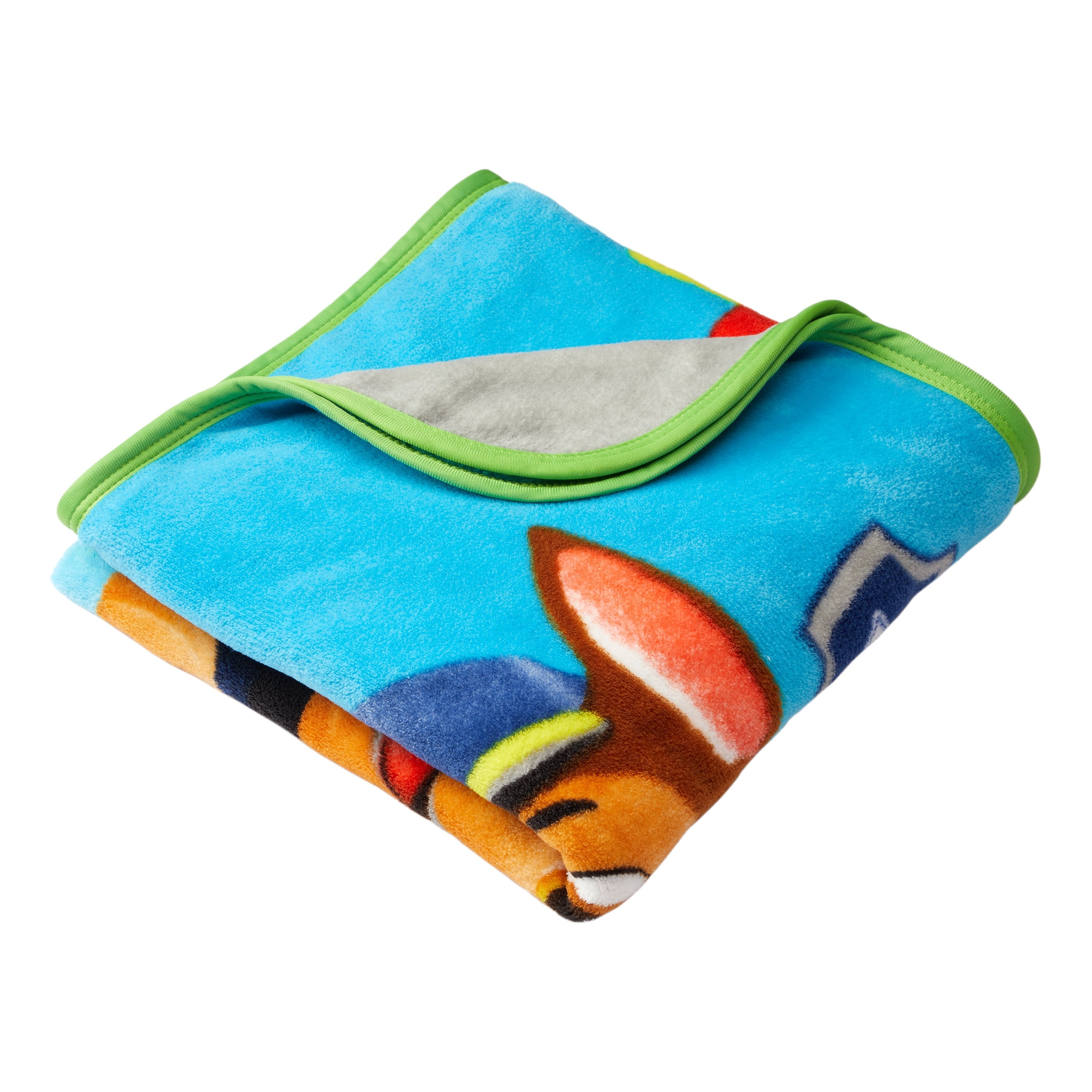 Super Soft Flannel Kids Coral Fleece Throw, 46 x60 - Super Soft Reversible Sherpa Flannel Blanket Detail