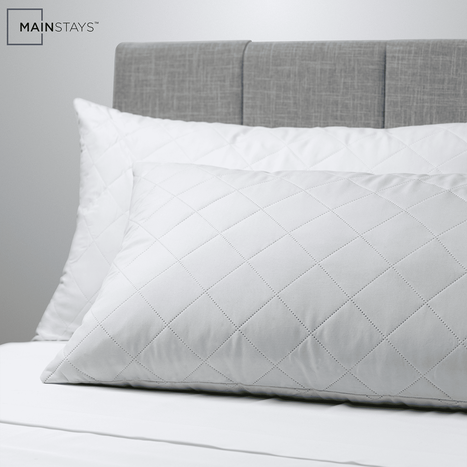 Ergonomic Memory Foam Memory Foam Cluster Bed Pillow, Standard Queen - Hotel Quality Plush Sleeping Pillows Detail