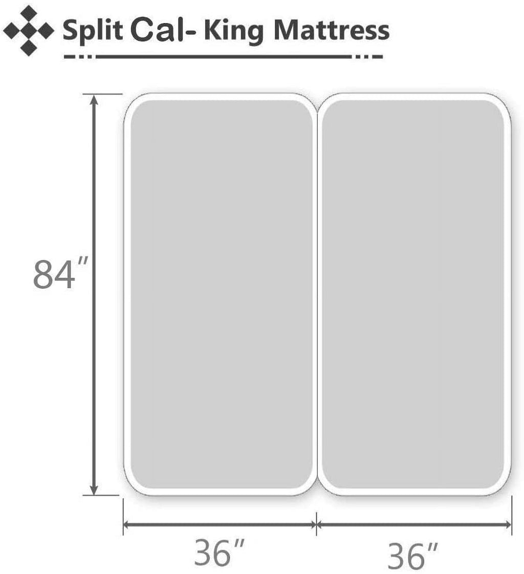Breathable Luxury Split-California King Bed Sheet Set (5-Pieces) Adjustable Bed Sheets - 800 Thread Count 100% Egyptian Cotton - 15" De... - Premium Ultra-Soft Pillowcase Pair for Sleeping Detail