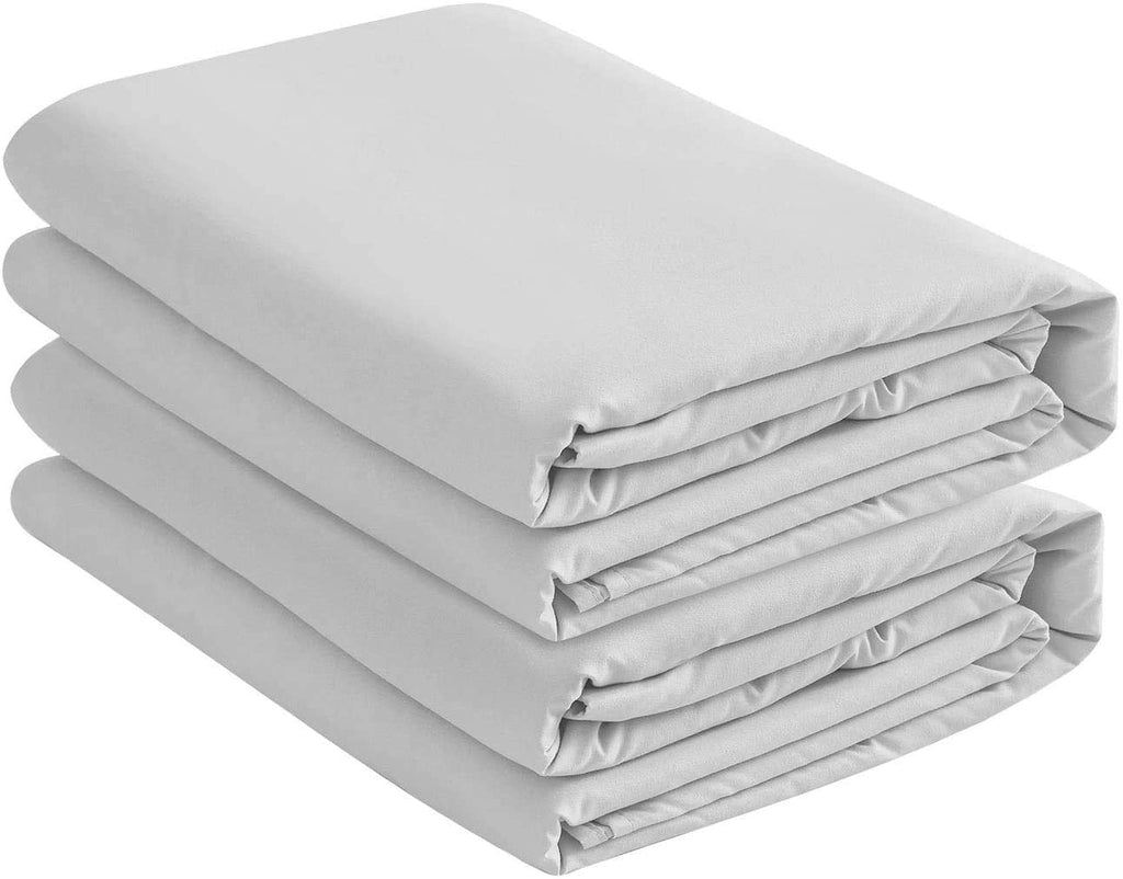 Breathable Luxury 2 Pack Fitted Hospital Bed Sheets with Elastic All Around for a Double Brushed Ultra Soft Breathable 100% Microfiber ... - Luxury Bed Sheet Set with Deep Pockets Detail