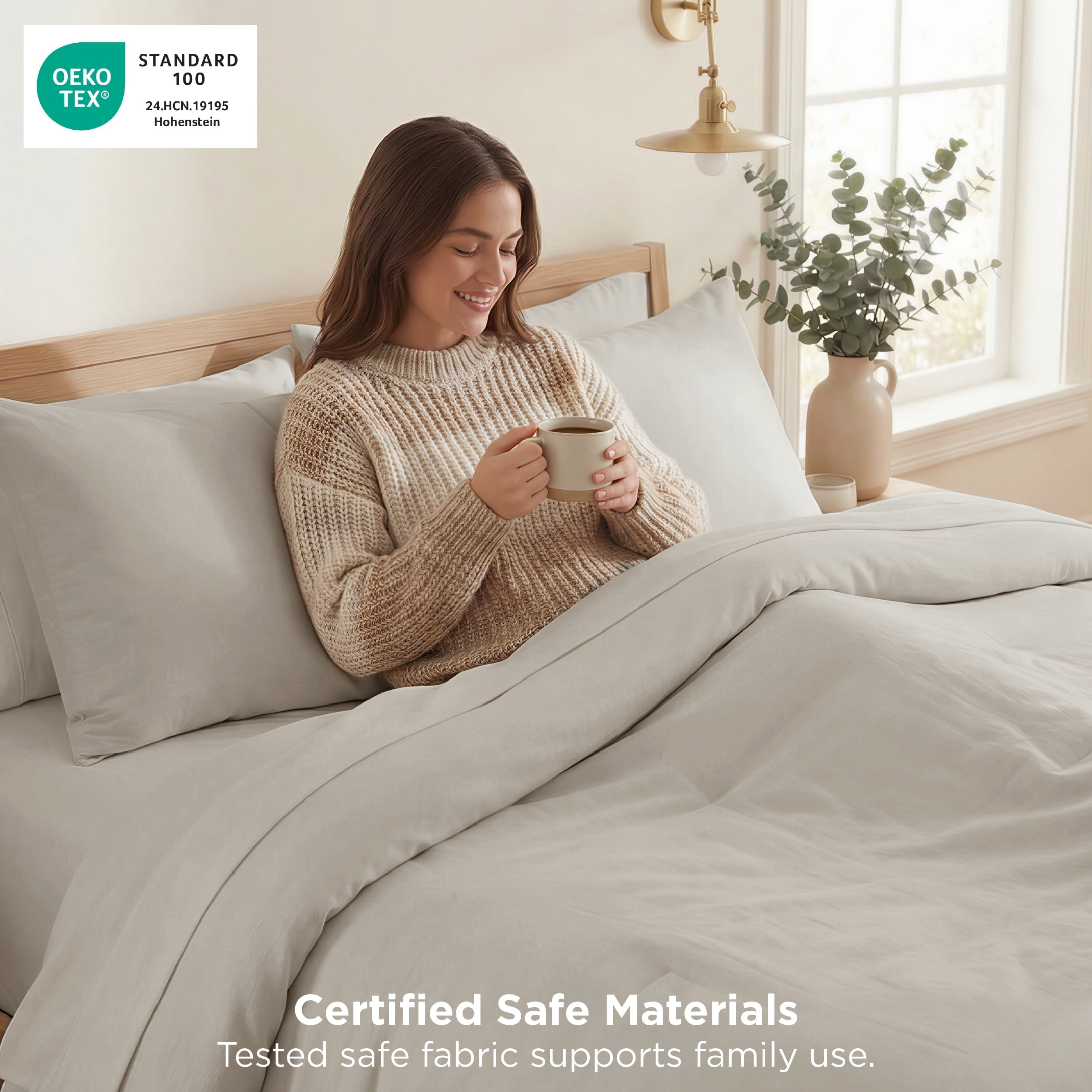 Luxurious Quilted 3 Pieces Queen Comforter Bedding Set, Beige Bed Comforter Set for All Seasons, 1 Lightweight Prewashed Comforter and ... - Luxurious Quilted Duvet Cover Set Detail