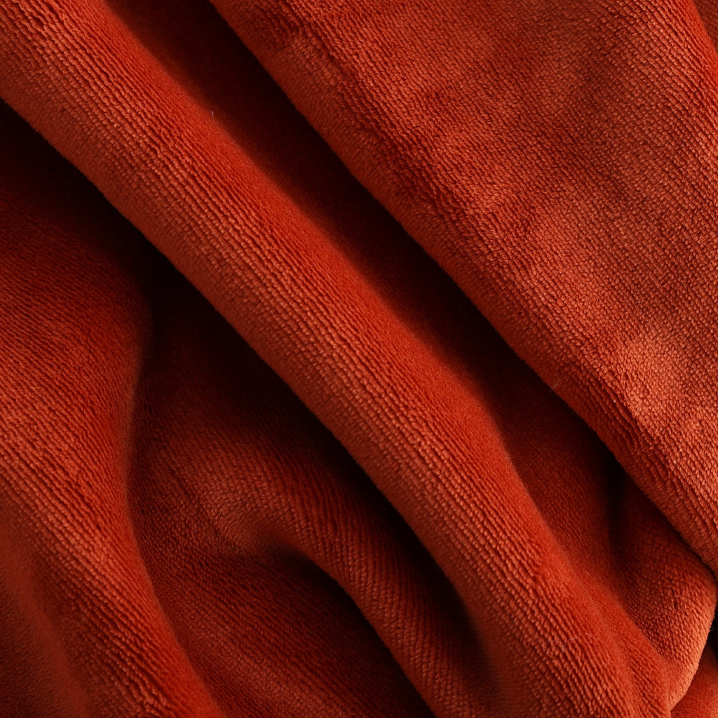 Lightweight Warm Reversible Printed Velvet Plush and Hampshire Faux Shearling Soft Throw Blanket, Standard Size, Auburn Sun - Cozy Fleece Throw Blanket for Couch & Bed Detail