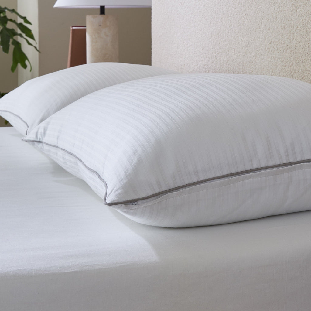 Hotel Collection Down Alternative Bed Pillow, Standard/Queen - Decorative Throw Pillow Cushion for Sofa & Bed Detail