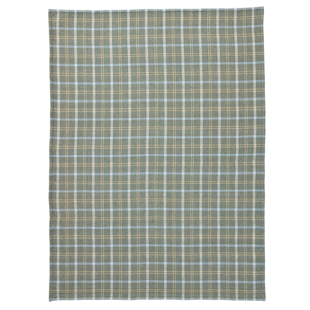 Reversible Sherpa Woven Chenille Plaid Throw Blanket, Green River , 50x72 Inches - Super Soft Reversible Sherpa Flannel Blanket Detail