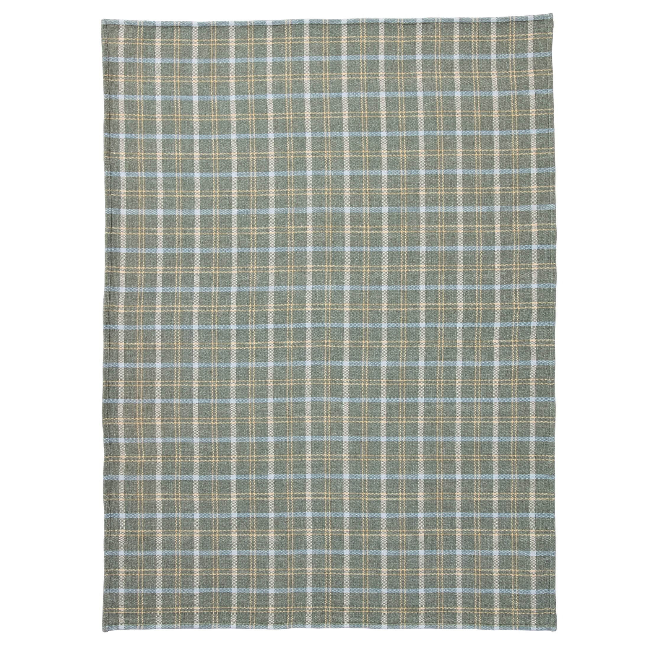 Reversible Sherpa Woven Chenille Plaid Throw Blanket, Green River , 50x72 Inches - Super Soft Reversible Sherpa Flannel Blanket Detail