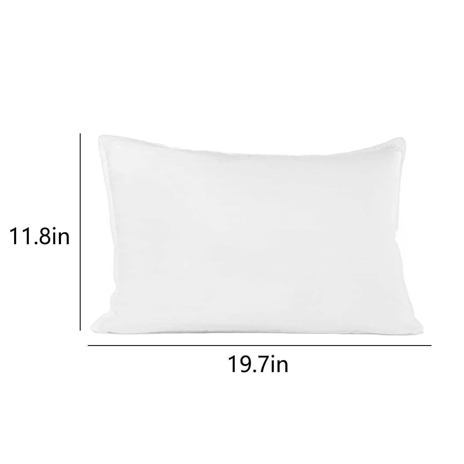 Orthopedic Support Pillows Standard Size Set of 2, Bed Pillows for Sleeping, Standard Pillows 2 Pack for Back, Stomach or Side Sleepers,... - Decorative Throw Pillow Cushion for Sofa & Bed Detail