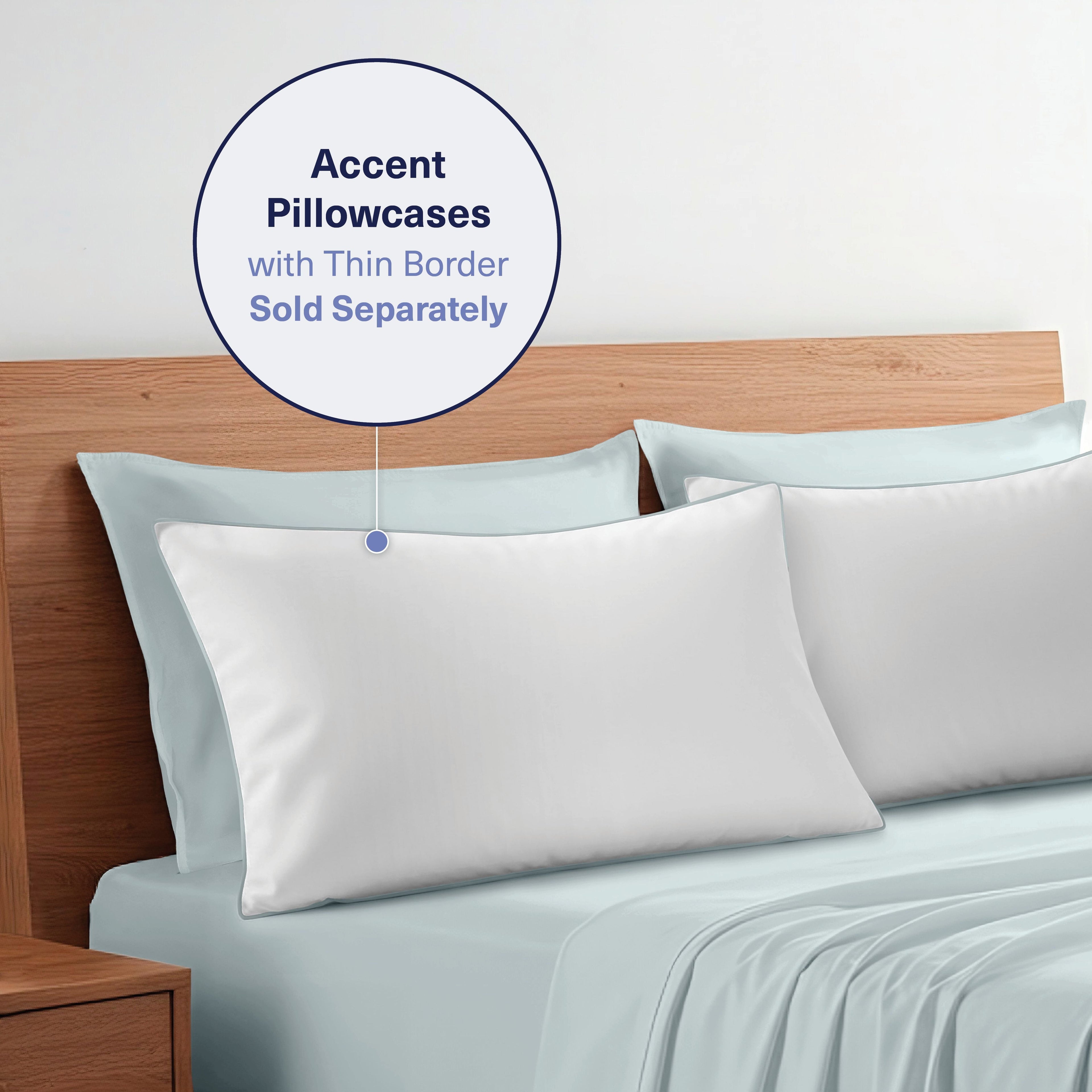 Wrinkle-Resistant Kickoff Viscose Bamboo Sheets Twin Size 3-pc 100% Organic Bamboo Viscose Bed Cooling Sheets Twin Size Set Cool Beddin... - Cooling Hotel Quality Bedding Sheets and Pillowcases Detail