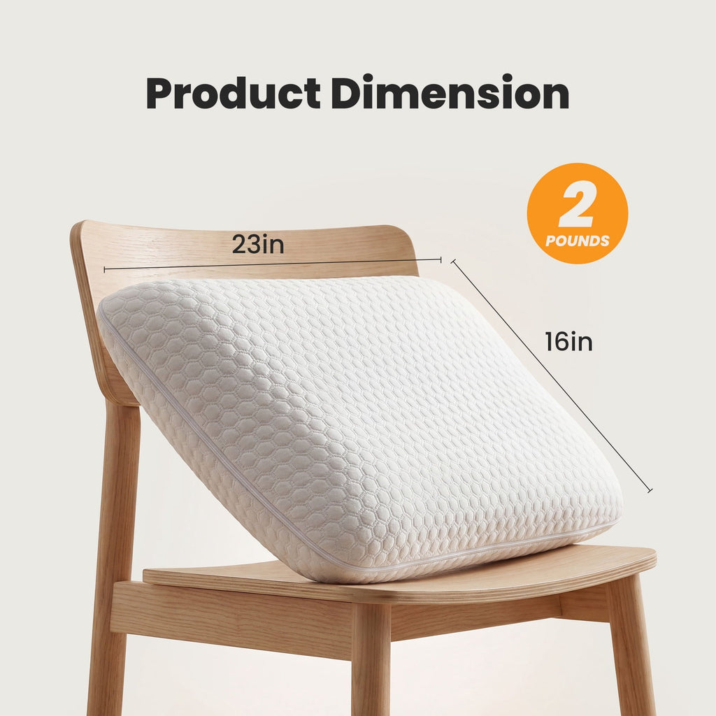 Fluffy Shredded Memory Foam Pillow for Sleeping, Gel Cooling Bed Pillow with Breathable Mesh and Washable Cover for Back and Side Sle... - Hotel Quality Plush Sleeping Pillows Detail