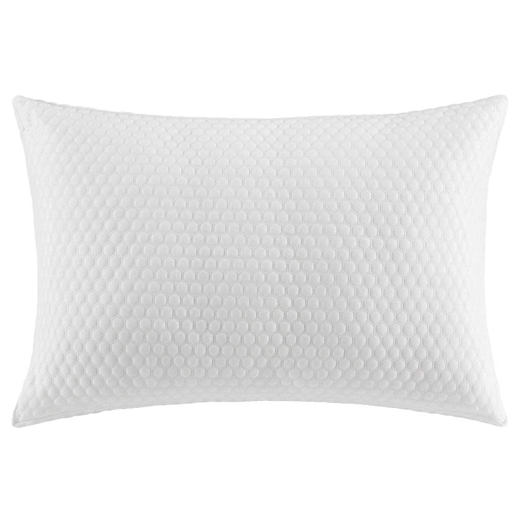 Decorative Plump Sleep Chill Standard/Queen Bed Pillow, Hypoallergenic Fill - Orthopedic Shredded Foam Bed Pillow Set Detail