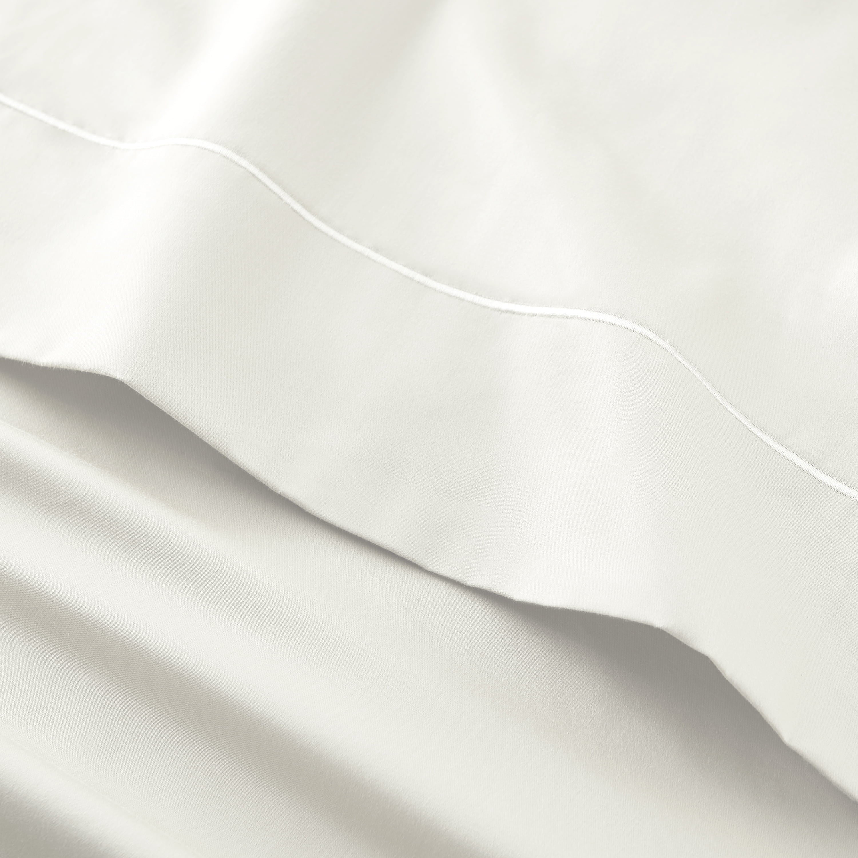Wrinkle-Resistant 4-Piece 400 Thread Count Vanilla Dream Performance Bed Sheet Set, King - Luxury Bed Sheet Set with Deep Pockets Detail