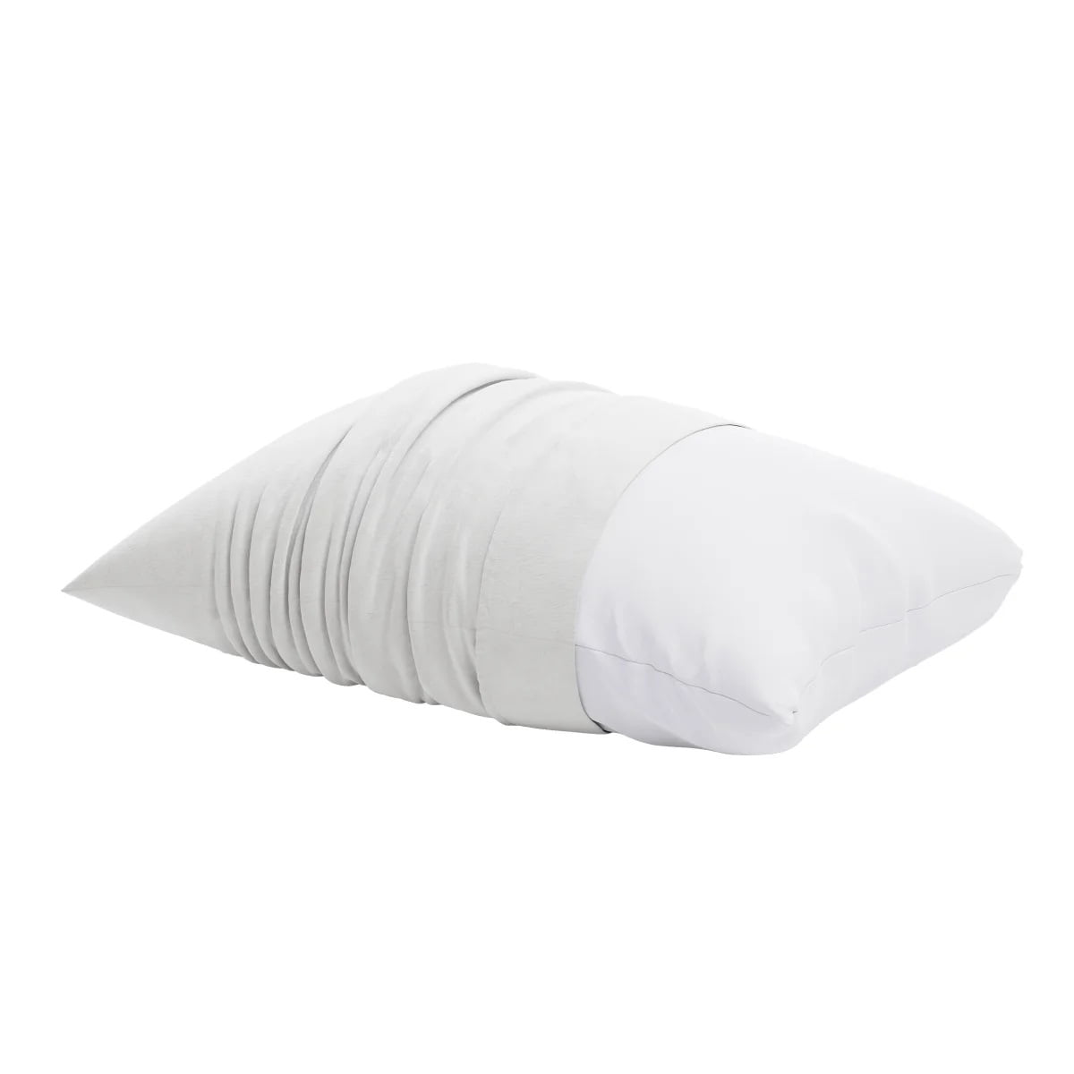Hotel Collection Huggable Support Bed Pillow, Standard- Soft Velvety Cover, Squishable Comfort (2 Count) - Hotel Quality Plush Sleeping Pillows Detail
