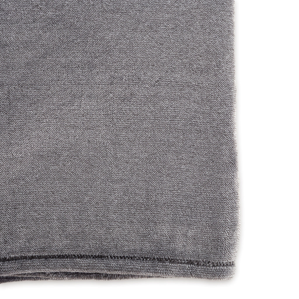 Lightweight Warm Plush Heathered Soft Oversized Throw Blanket, Gray - Cozy Fleece Throw Blanket for Couch & Bed Detail