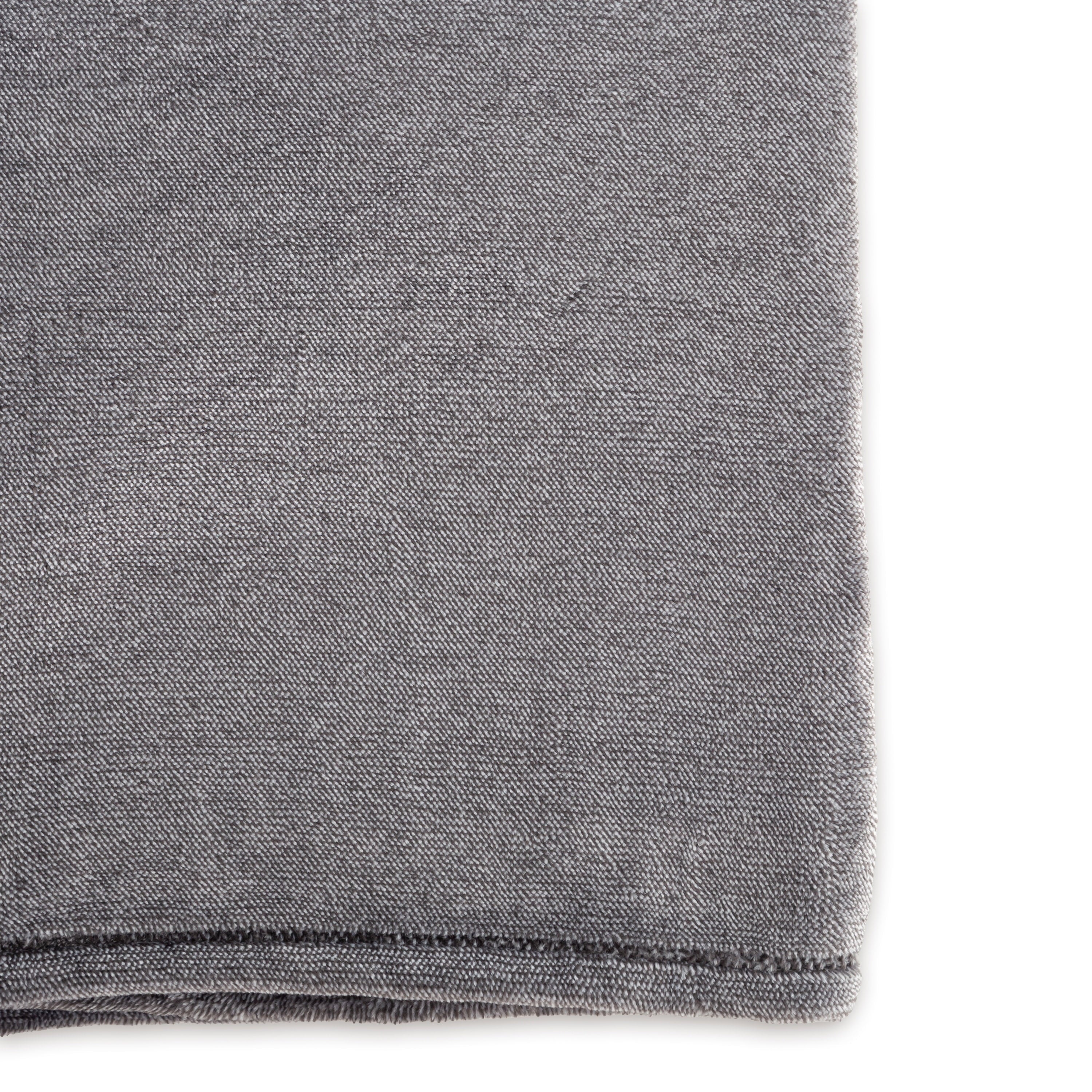 Lightweight Warm Plush Heathered Soft Oversized Throw Blanket, Gray - Cozy Fleece Throw Blanket for Couch & Bed Detail
