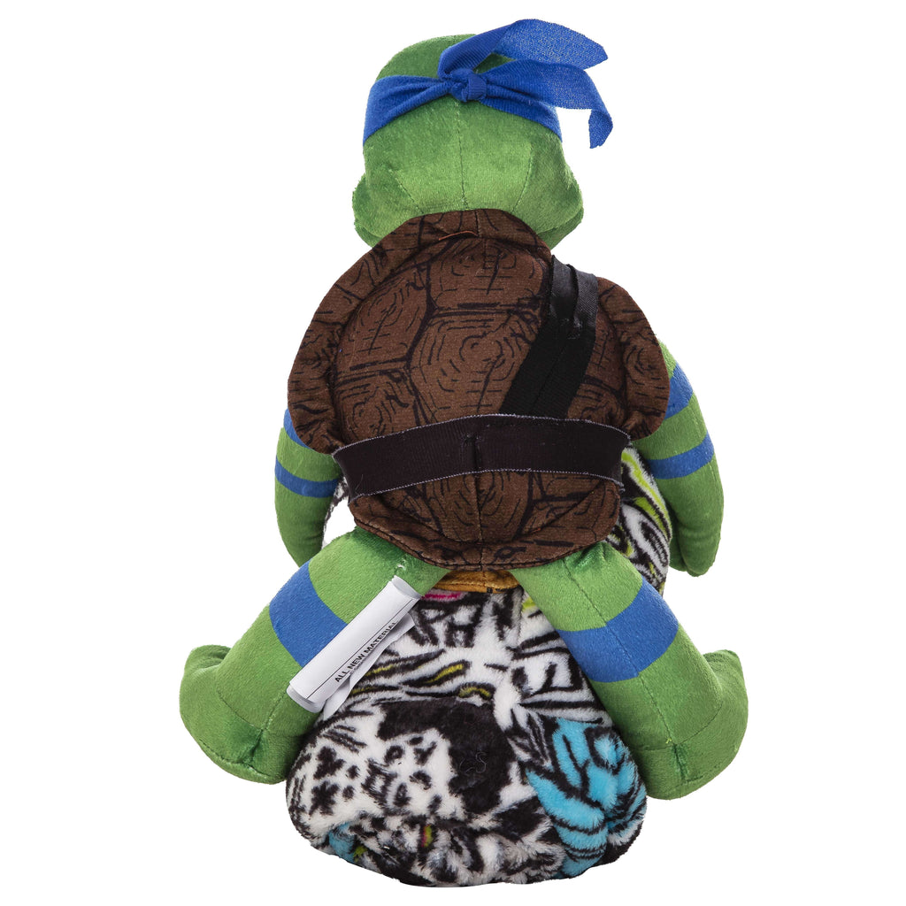 Lightweight Warm Teenage Mutant Tutles Sketched Out Kids Silk Touch Throw Blanket with Plush Hugger – Ultra Soft Plush Character Pillo... - Lightweight Plush Warm Blanket for All Seasons Detail