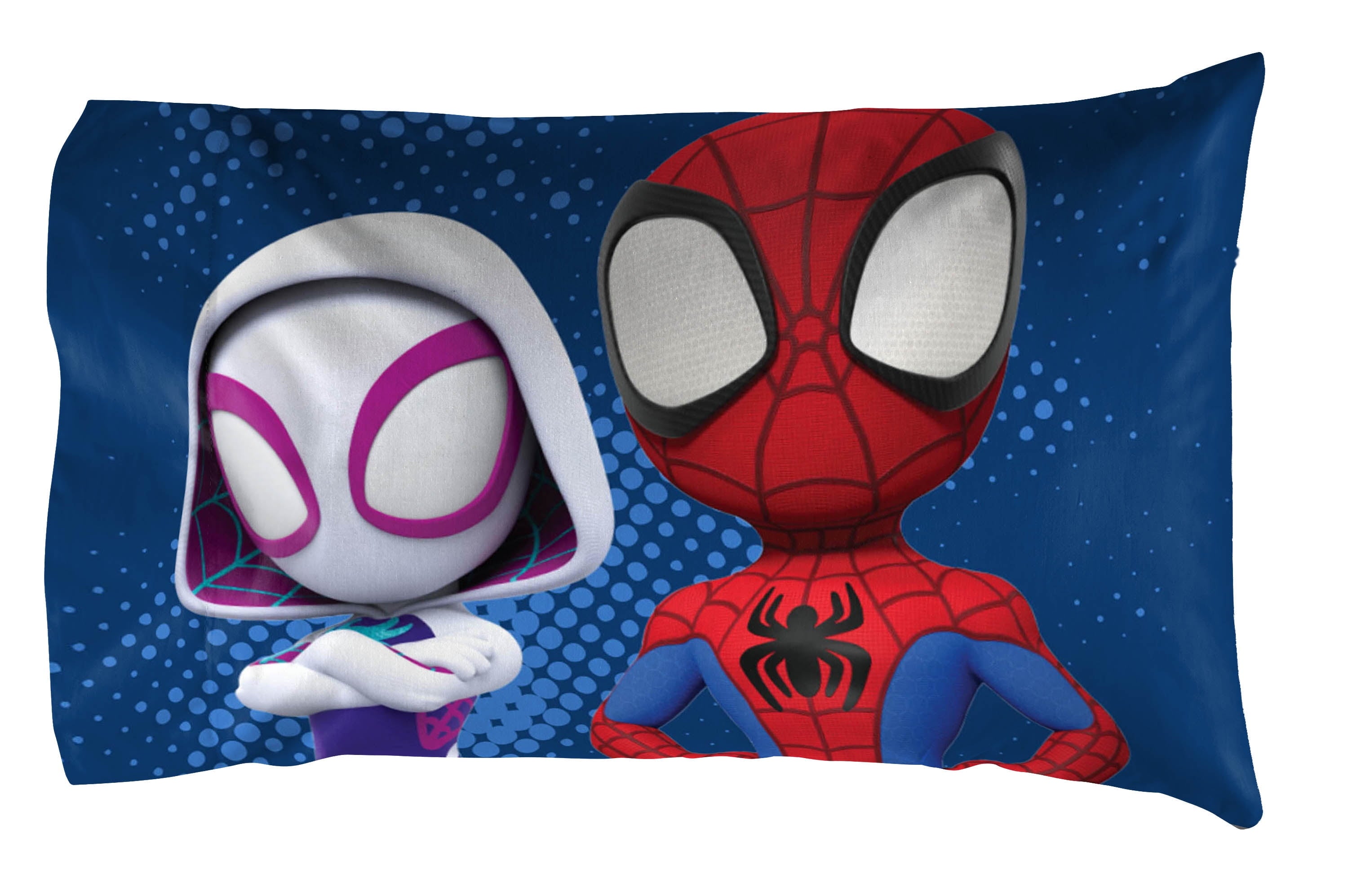 Heavyweight Warmth Spidey Amazing Friends Kids 2-Piece Twin/Full Reversible Comforter Set, Microfiber, Red - Hypoallergenic Ultra-Fluffy Quilt for Winter Detail