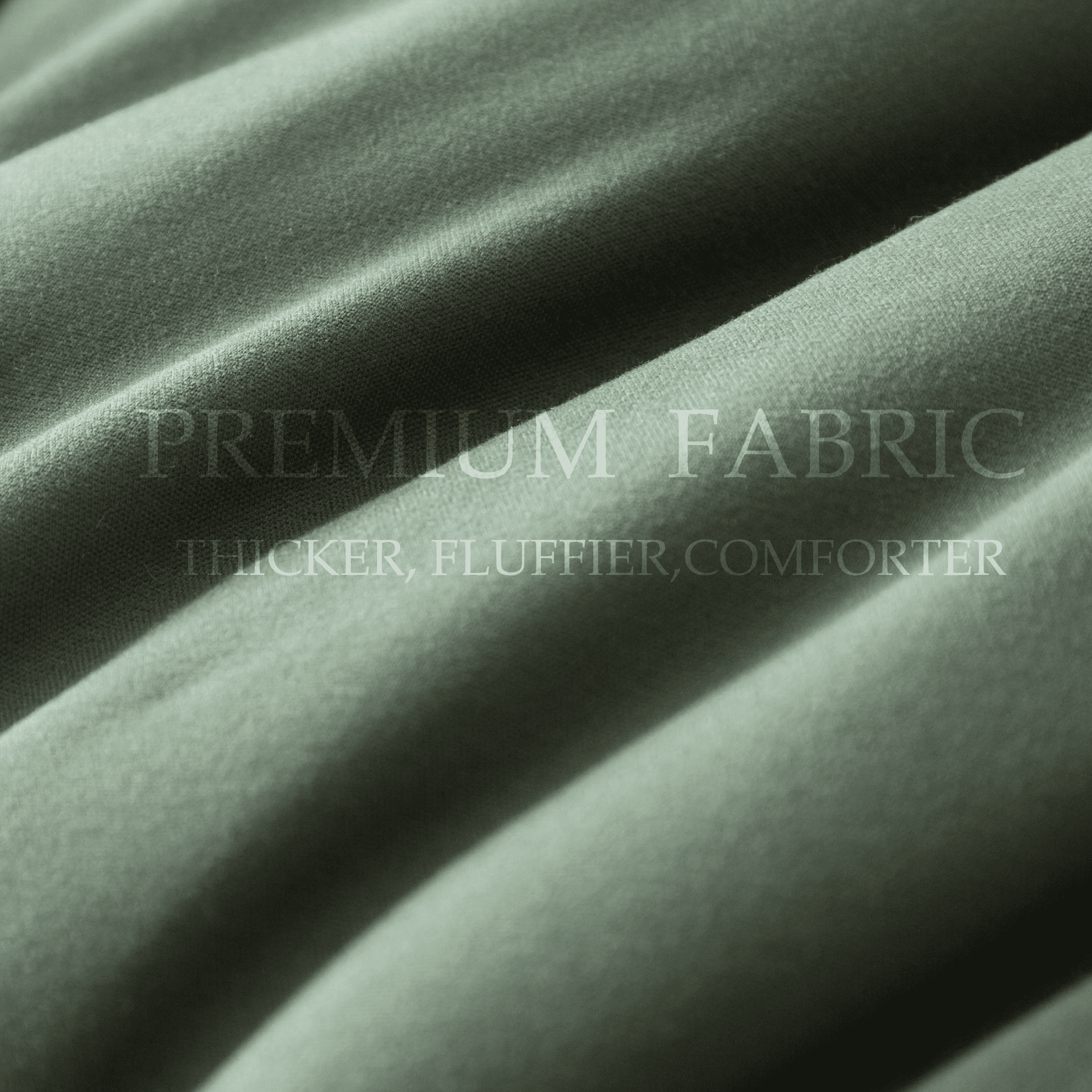 Hypoallergenic Cloud 3-Piece Twin Size Comforter Set, Green Down Alternative Reversible Bedding Set, All-Season Quilted Soft Comforter wit... - All-Season Down Alternative Comforter Insert Detail