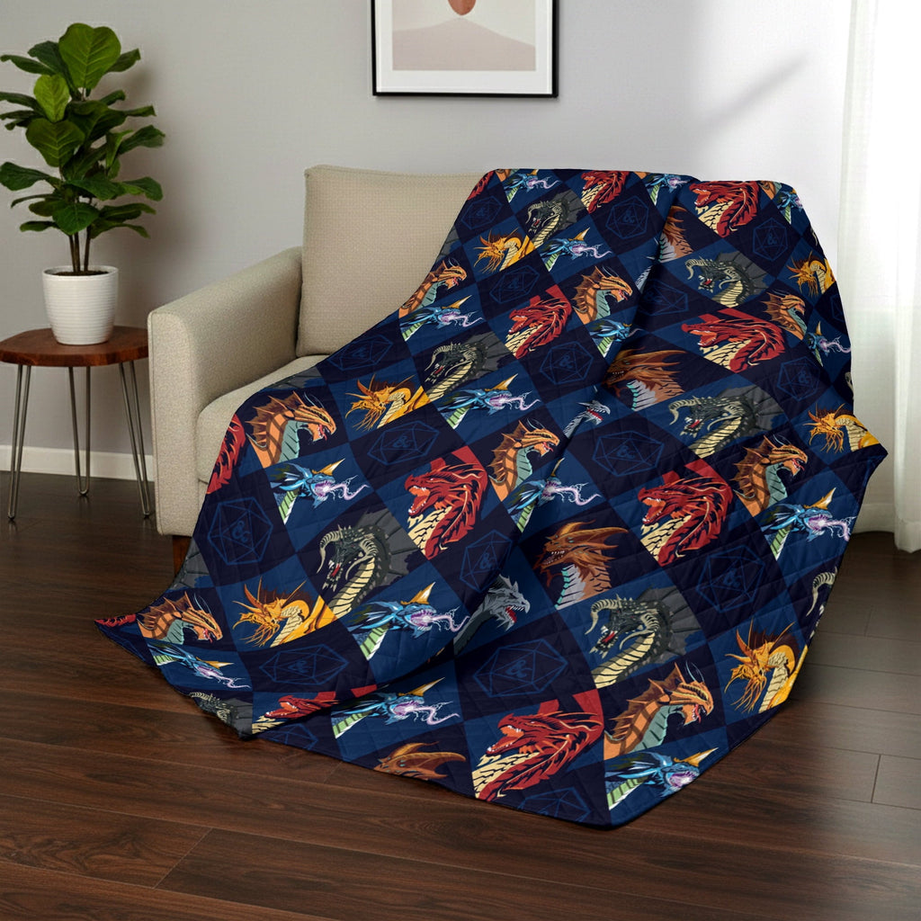 Decorative Knitted Quilted Throw Blanket 60x80 inches, Kids Character Bedding - Luxury Knitted Decorative Throw Blanket with Fringes Detail