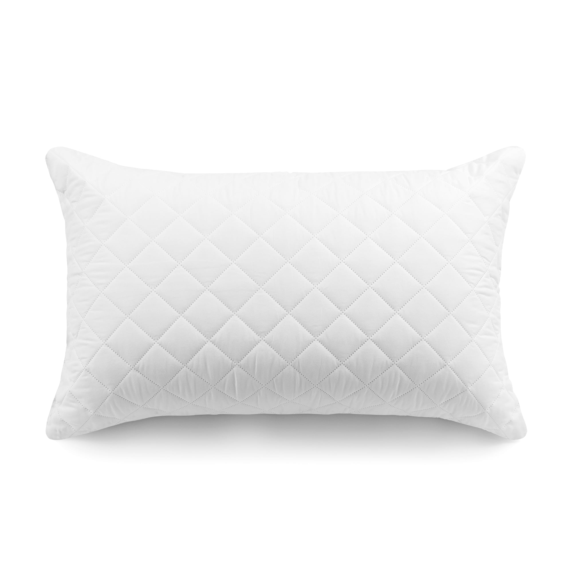 Fluffy Shredded Memory Foam Cluster Bed Pillow, Standard Queen, 2 Pack - Hotel Quality Plush Sleeping Pillows Detail