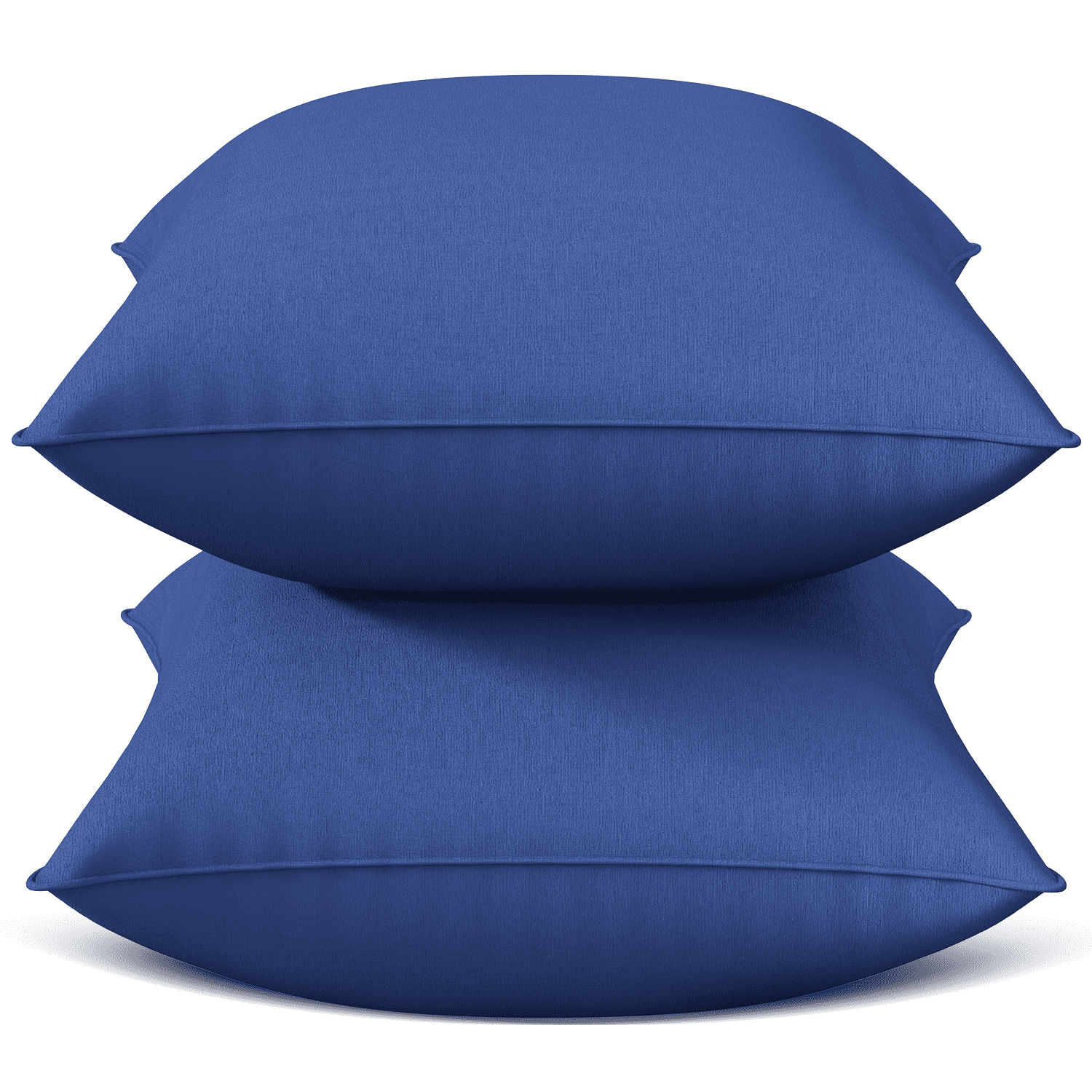 Decorative Plump Throw Pillow Inserts Set of 2, Indoor Decorative 18x18 inches Square Pillows for Couch, Sofa, Bed, Supportive Cushion... - Orthopedic Shredded Foam Bed Pillow Set - Default Title
