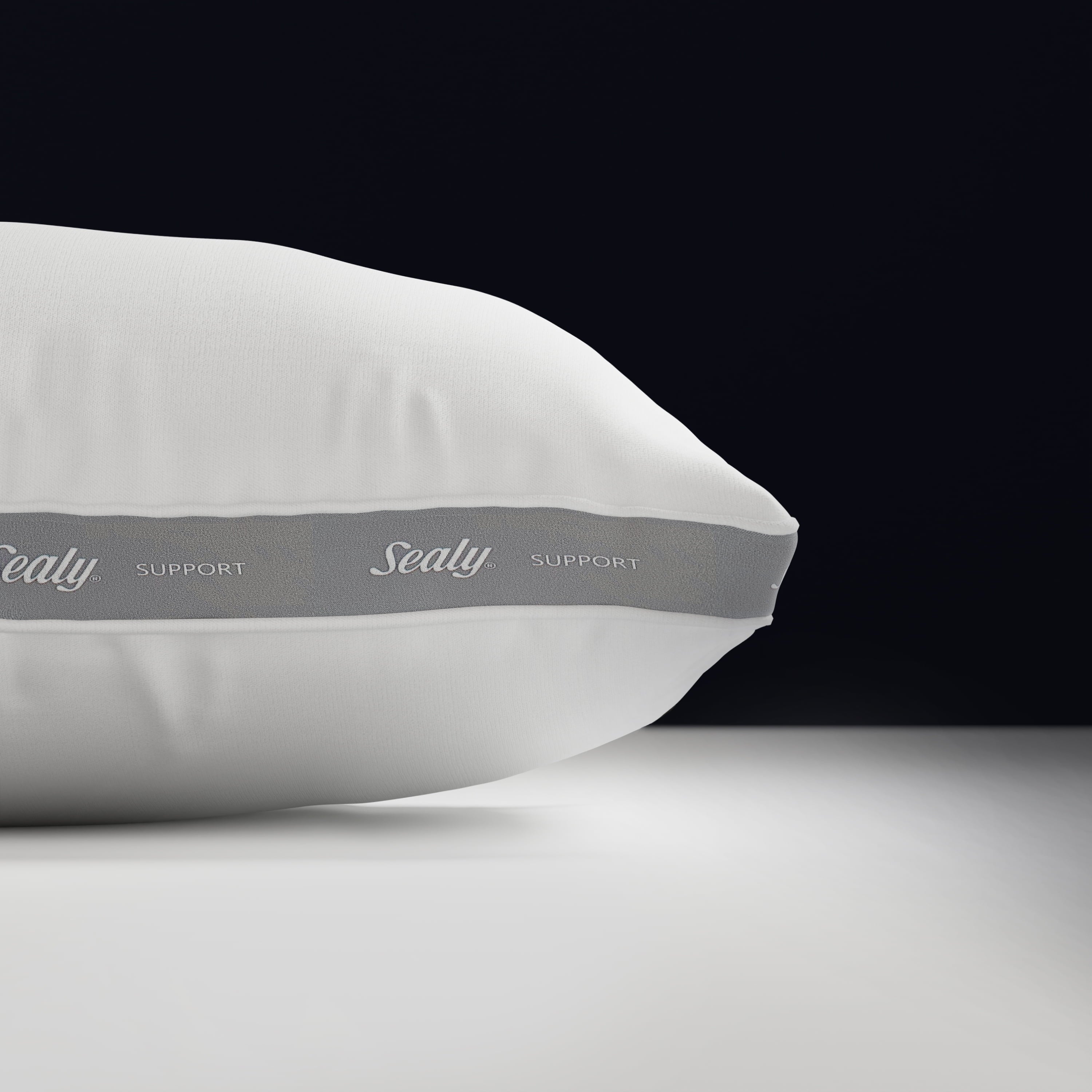 Fluffy Shredded Extra Firm Support Foam Core Pillow 2pk, King - Ergonomic Memory Foam Pillow for Neck Pain Support Detail