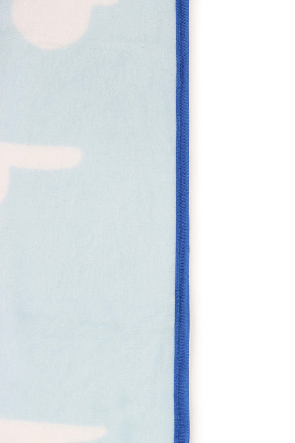 Super Soft Flannel Clouds Kids Throw Blanket, Soft Coral Fleece, Blue, 46" x 60" - Cozy Fleece Throw Blanket for Couch & Bed Detail