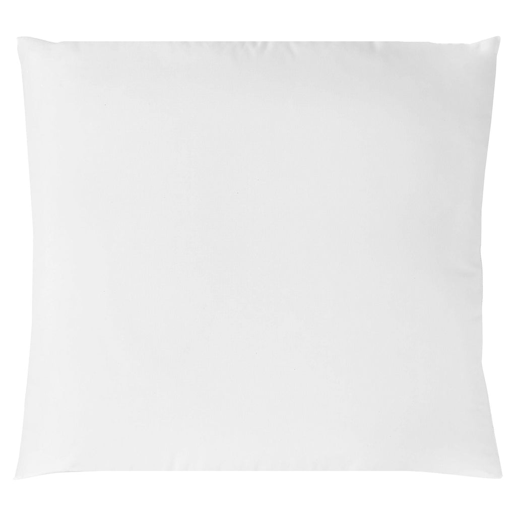 Decorative Plump Cotton Euro Throw Pillow, 26" x 26", White- Allergy Defense Fabric - Decorative Throw Pillow Cushion for Sofa & Bed Detail