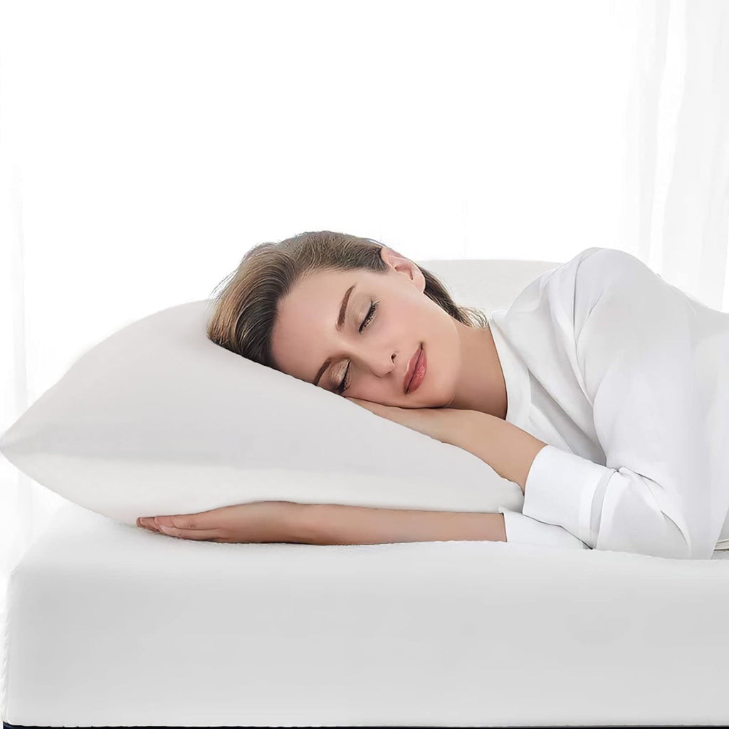 Orthopedic Support Pillows Standard Size Set of 2, Bed Pillows for Sleeping, Standard Pillows 2 Pack for Back, Stomach or Side Sleepers,... - Decorative Throw Pillow Cushion for Sofa & Bed Detail