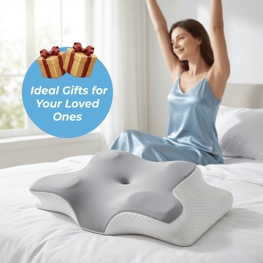 Orthopedic Support Memory Foam Contour Pillows - Neck Pain Relief, Orthopedic Cervical, Breathable Washable Cover - Ergonomic Memory Foam Pillow for Neck Pain Support Detail