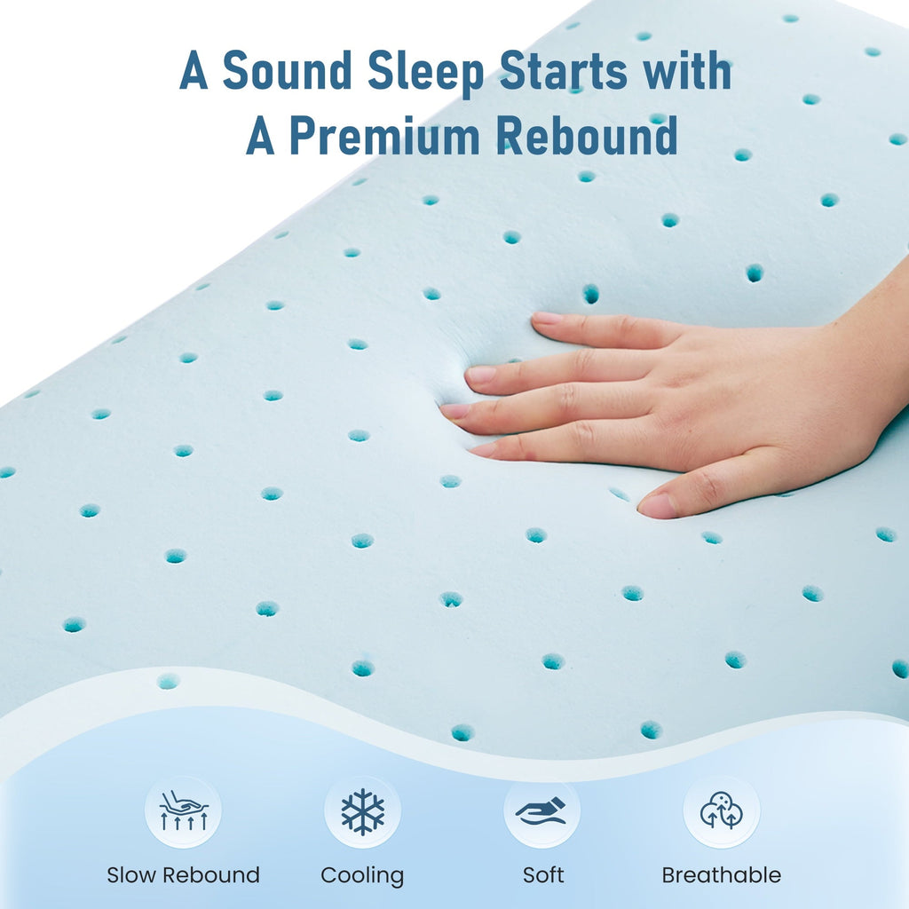 Orthopedic Support Memory Foam Pillow for Bed, Cooling Pillow with Extra Height Pad, Supportive Bed Pillow for Side, Back & Hot Sleepers... - Orthopedic Shredded Foam Bed Pillow Set Detail