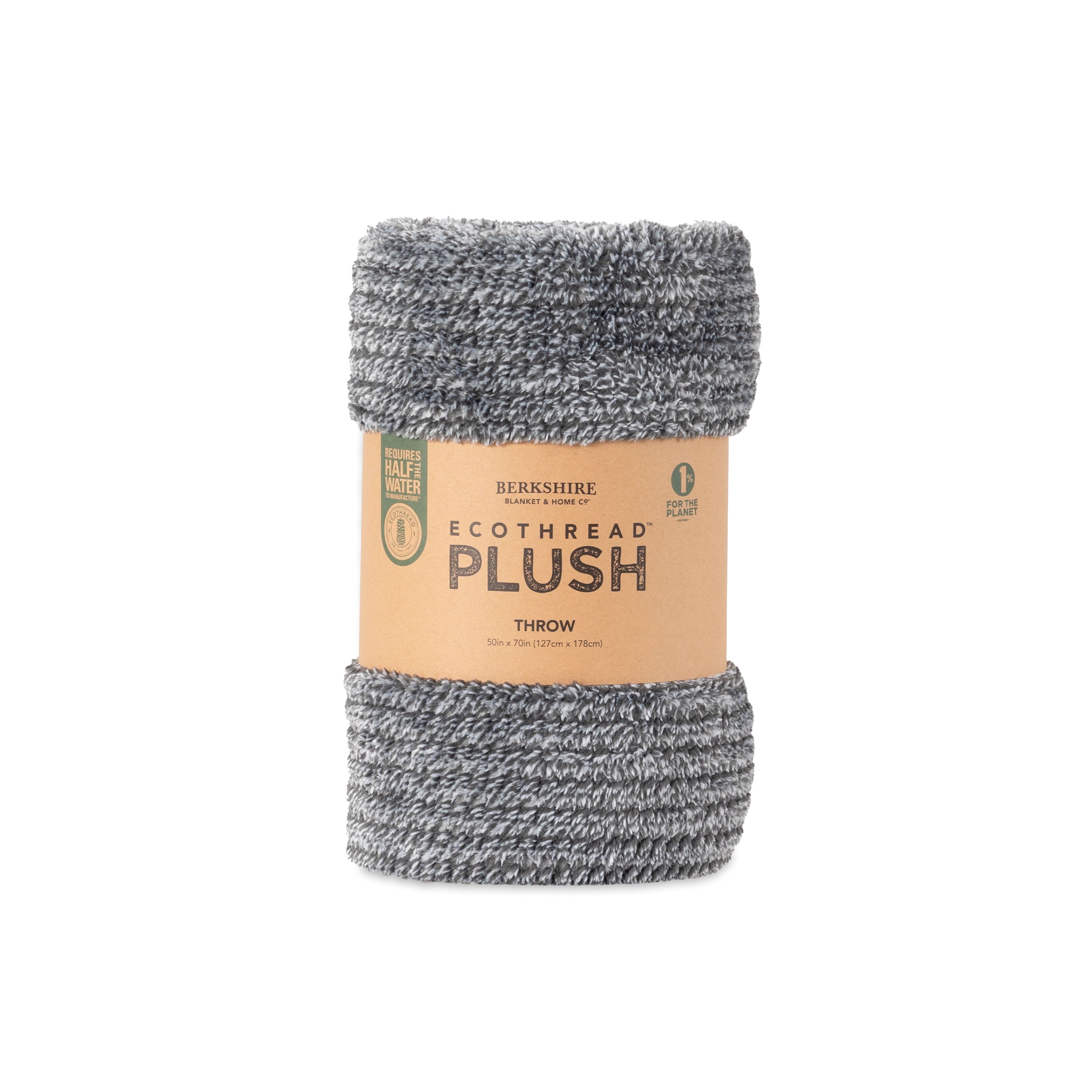 Super Soft Flannel Plush Textured Heathered Soft Oversized Throw Blanket, Gray - Cozy Fleece Throw Blanket for Couch & Bed Detail