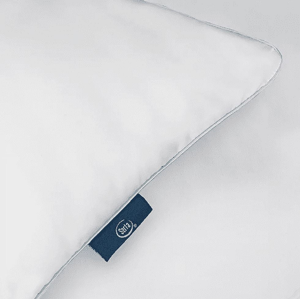 Ergonomic Memory Foam Queen Microfiber Polyester Bed Pillows Hypoallergenic (2 Count) - Hotel Quality Plush Sleeping Pillows Detail