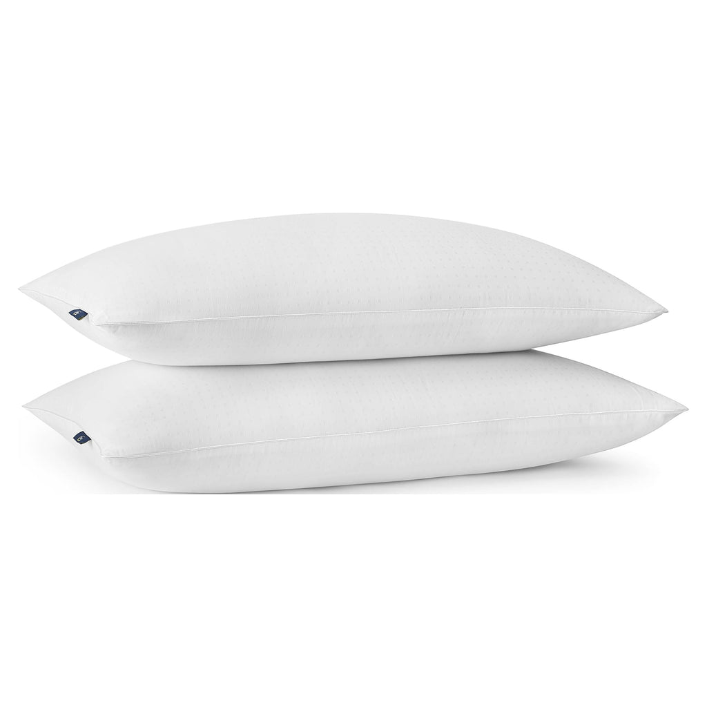 Hotel Collection Won't Go Flat Bed Pillow, King, 2 Pack - Hotel Quality Plush Sleeping Pillows Detail