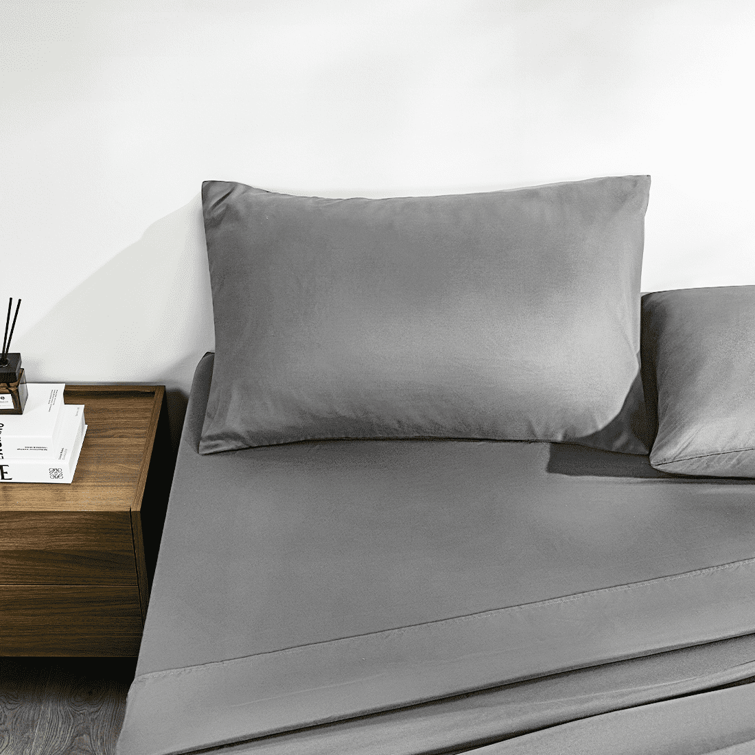 Premium Egyptian Cotton Full Size Bed Sheets, 4 Piece Sheets 14” Deep Pocket Sheet & Pillowcase Sets Soft Microfiber Luxury Bedding Fitted Sh... - Cooling Hotel Quality Bedding Sheets and Pillowcases Detail