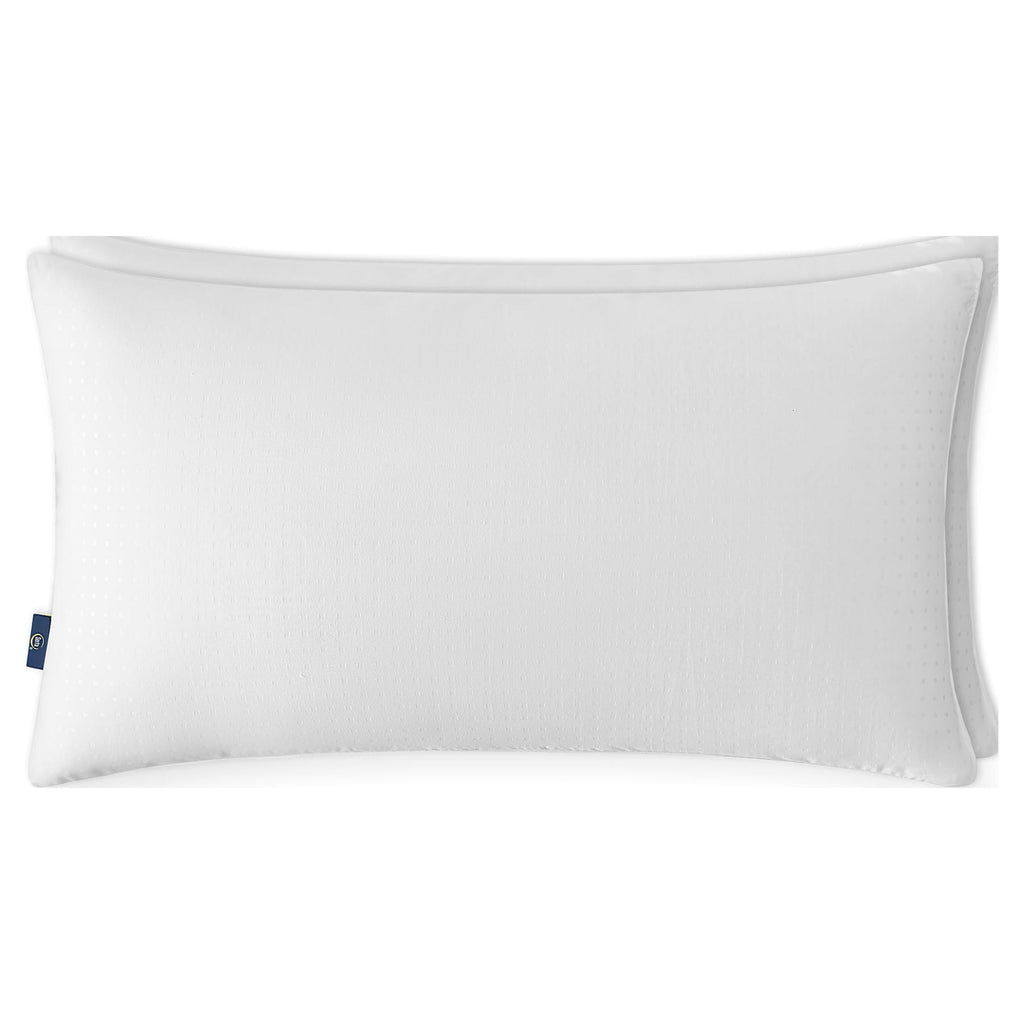 Hotel Collection Won't Go Flat Bed Pillow, King, 2 Pack - Hotel Quality Plush Sleeping Pillows Detail