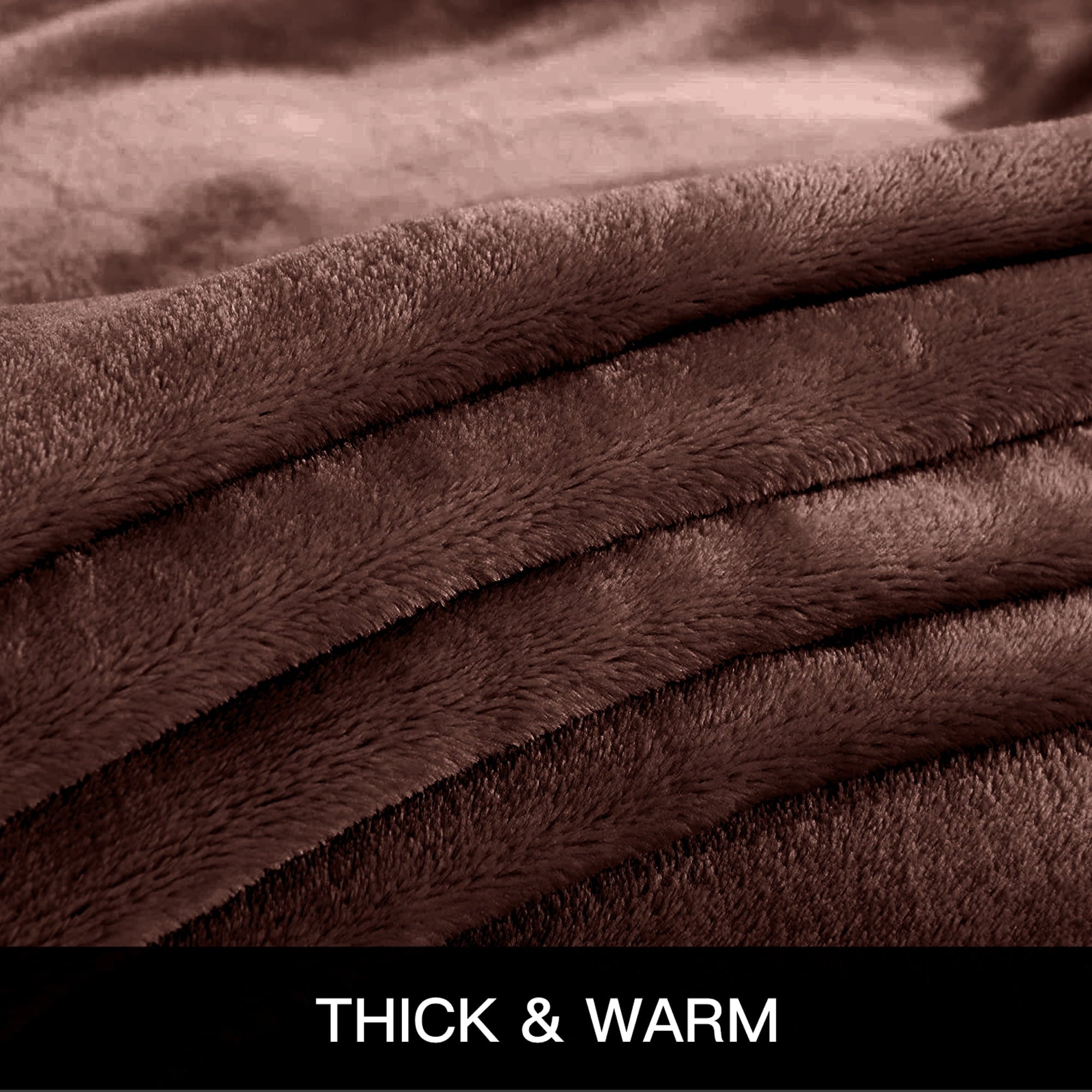 Decorative Knitted Throw Blanket, Fuzzy & Plush Warm Fleece Blanket, Throw Size Coffee Blankets for Couch Beds, Machine Washable Blanket... - Super Soft Reversible Sherpa Flannel Blanket Detail