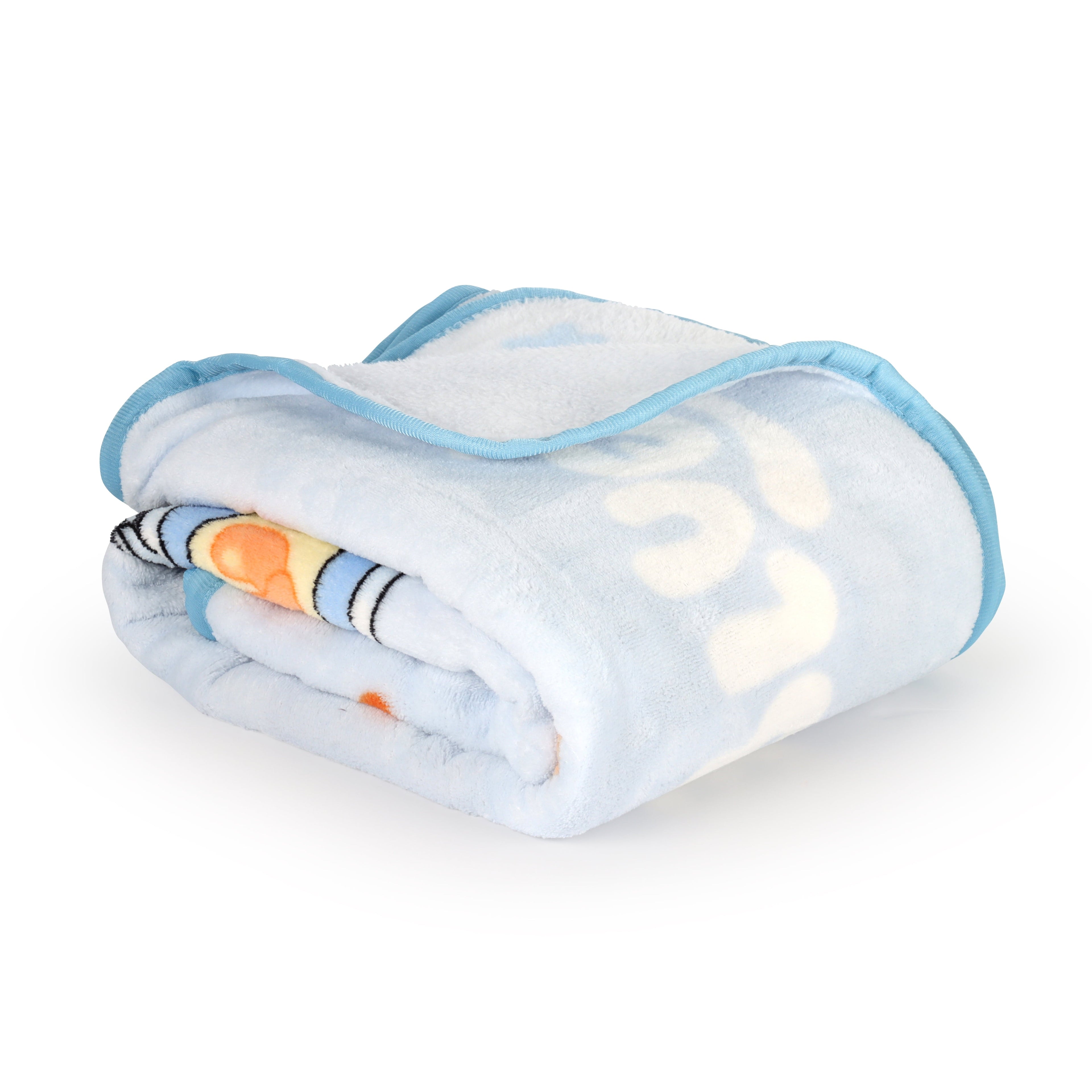 Cozy Fleece Family Kids Throw Blanket, Soft Coral Fleece, Multicolor, 46" x 60" - Cozy Fleece Throw Blanket for Couch & Bed Detail