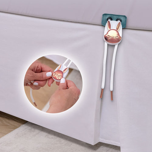 Breathable Luxury Fitted Bed Sheet With Built-In Compression Cord Locks On Mattresses & Won’t Slip - Luxury Bed Sheet Set with Deep Pockets Detail