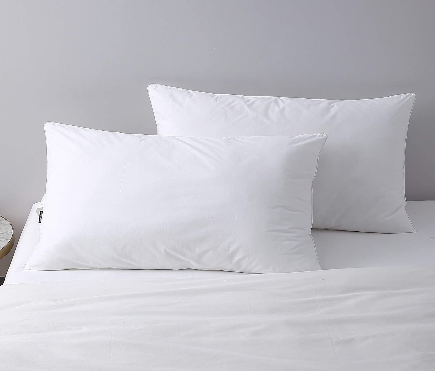 Hotel Collection Bed Pillows King Size Pillows Set of 2, Pillows for Sleeping,Polyester Microfiber Cover,Super Soft Set of 2(... - Hotel Quality Plush Sleeping Pillows Detail