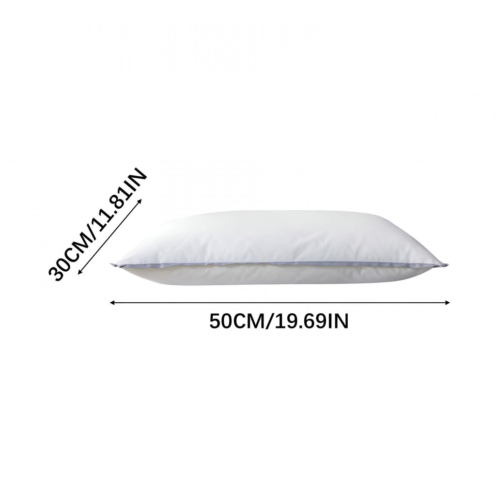 Fluffy Shredded Flat Pillows for Sleeping Thin,Ultra Thin Pillow,Adjustable Shredded Memory Foam Pillows for Side,Back,Stomach Sleepe... - Hotel Quality Plush Sleeping Pillows Detail