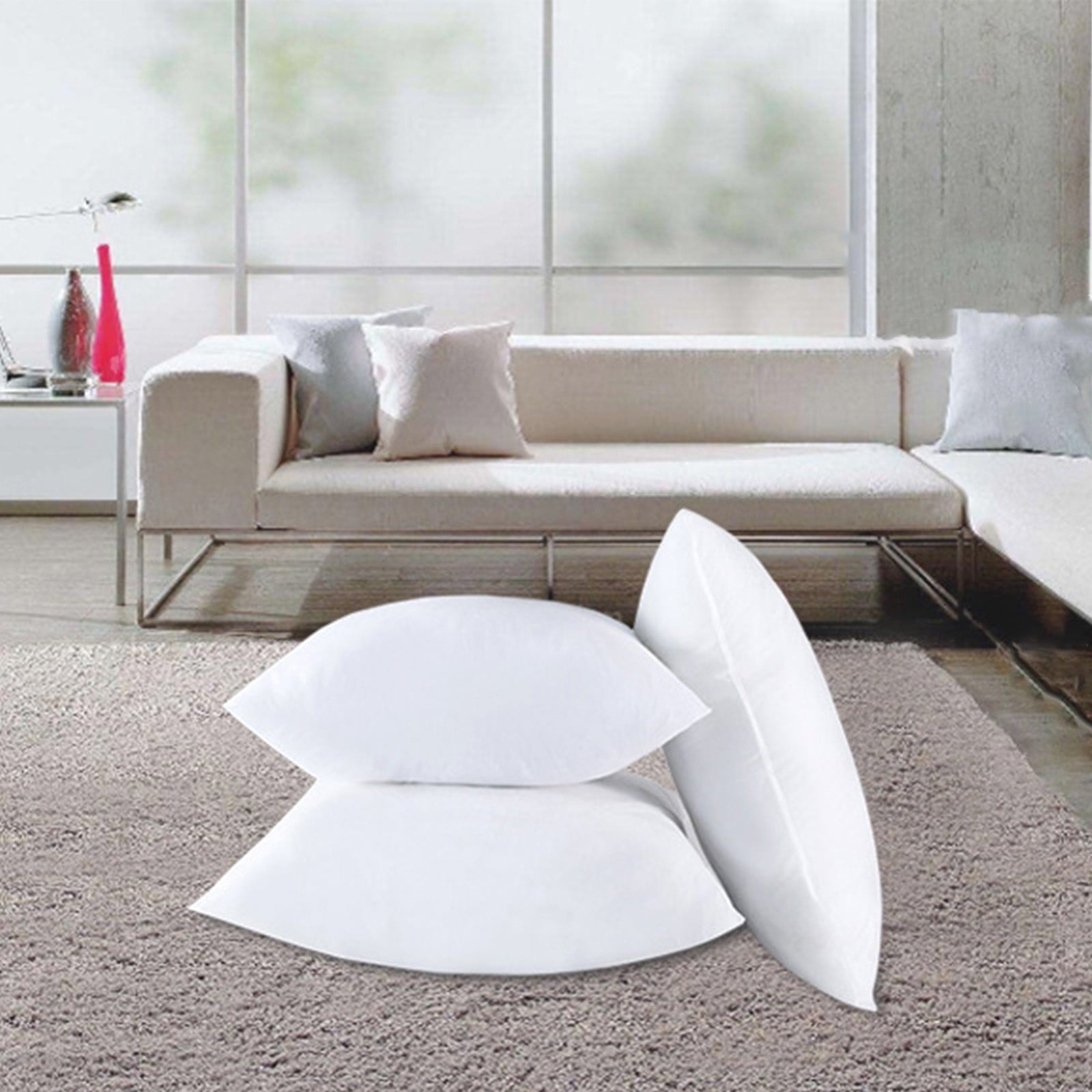 Orthopedic Support Pillows Standard Size Set of 2, Bed Pillows for Sleeping, Standard Pillows 2 Pack for Back, Stomach or Side Sleepers,... - Decorative Throw Pillow Cushion for Sofa & Bed Detail