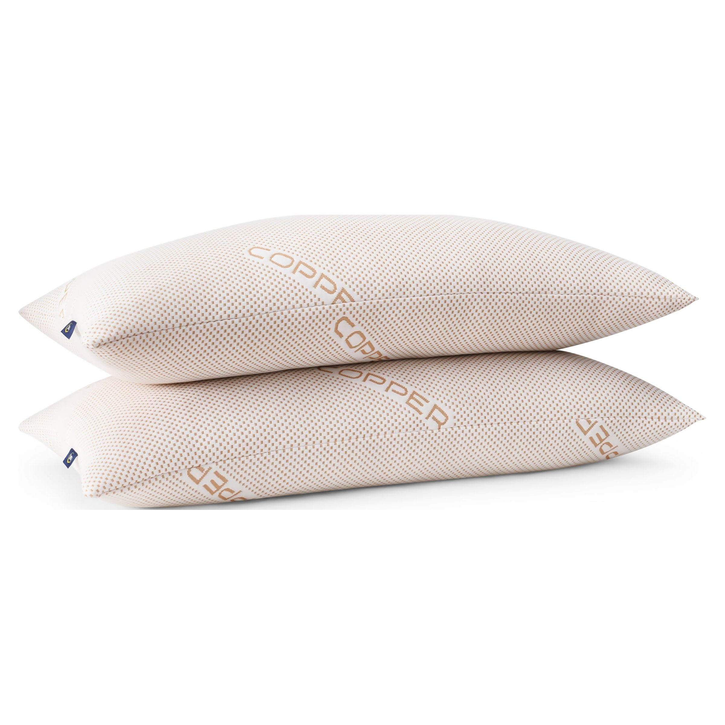 Orthopedic Support Copperloft King Bed Pillow, 2 Pack, Hypoallergenic - Decorative Throw Pillow Cushion for Sofa & Bed Detail