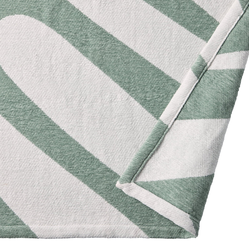 Cozy Fleece Chenille Jacquard Soft Throw Blanket, Soft Sea - Luxury Knitted Decorative Throw Blanket with Fringes Detail