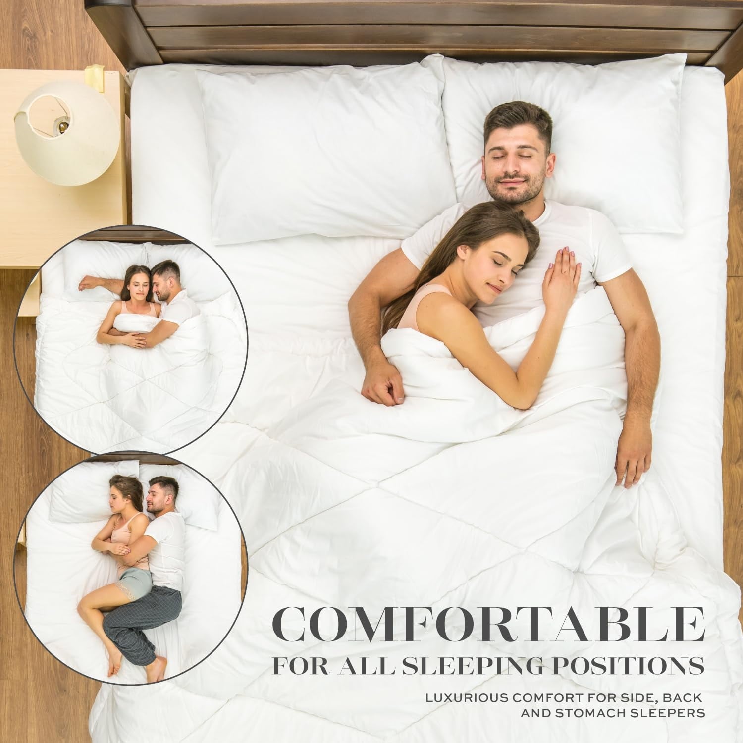 Ergonomic Memory Foam Bed Pillows for Sleeping 2 Pc Set, Queen Size Pillow Side Sleeper Set, Down Alternative Luxury Hotel Soft Pillow 28x2... - Ergonomic Memory Foam Pillow for Neck Pain Support Detail