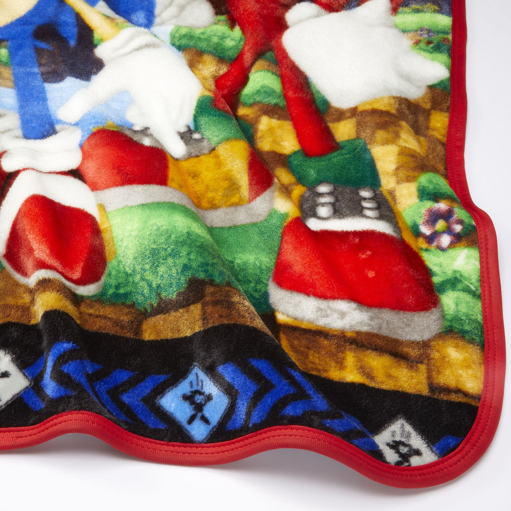 Reversible Sherpa Kids Silky Soft Plush Throw Blanket, 40" x 50" - Lightweight Plush Warm Blanket for All Seasons Detail
