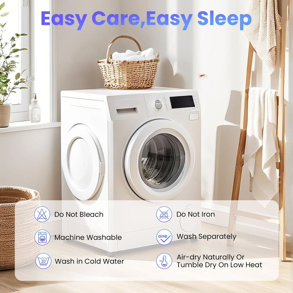 Ultra-Soft Grounding Sheets Queen Size 90% Organic Cotton + 10% Pure Silver Fitted Bed Sheet Gray Fiber Grounding Sheet Earth Ce... - Premium Ultra-Soft Pillowcase Pair for Sleeping Detail