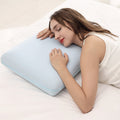 Hotel Collection Memory Foam Pillow, Cooling Gel Bed Pillow, Queen, Blue - Decorative Throw Pillow Cushion for Sofa & Bed - Default Title