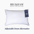 Decorative Plump Customizable Down Alternative Queen Pillow 1 Pack, Adult - Orthopedic Shredded Foam Bed Pillow Set - Default Title